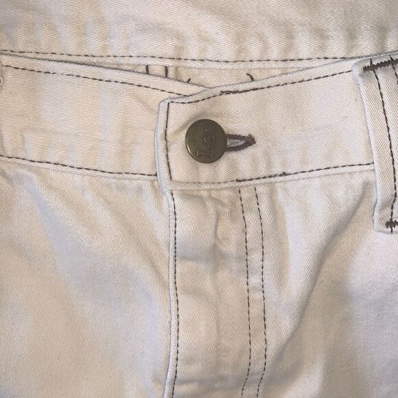 VINTAGE LEE HI-RISE FLARE DISTRESSED JEANS - Picture 9 of 12